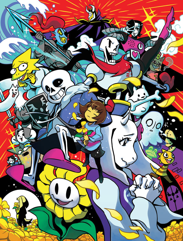 Undertale 5th Anniversary Poster SPACE COYOTE